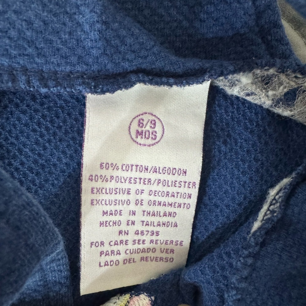 Disney Blue Baby Romper with Tigger Embroidery - Picture 2 of 6